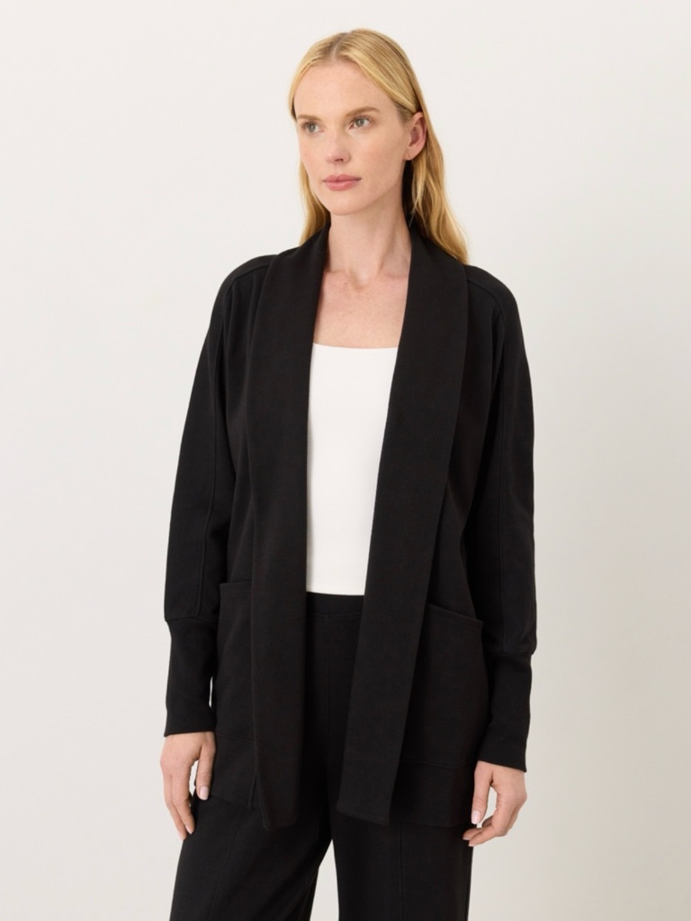 Pact brand set: Organic Airplane Wrap Cardigan and Jogger (Small)